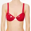 La Perla - Haut de maillot de bain paddé Avant-Garden rouge foncé T.75...