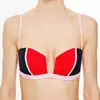 La Perla - Haut de maillot de bain avec armatures Color Power noir/rou...