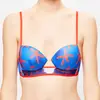 La Perla - Haut de maillot Summer Energy imprimé bleu/rouge 85 C