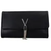 VALENTINO Pochette noir pour femme - Divina Lady Clutch Nero / Gold 179132