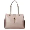 VALENTINO Sac à épaule or rose pour femme - Divina Shoulder Bag M Oro Rosa 157080