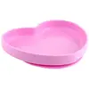 Chicco Chicco-Assiette Coeur En Silicone Avec Ventouse - Rose - 9m+