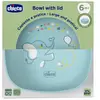 CHICCO, Bol Avec Couvercle 6m+, Bleu Clair