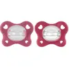 chicco Sucette PhysioForma® Dual Soft 16-36 mois en rose