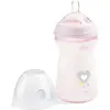 CHICCO Biberon Natural Feeling 330ml fille 6m+ rose
