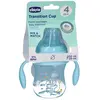 Chicco, Biberon, TRANSITION cup blue 4m+ (200 ml)