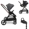 CHICCO, Duo Mysa - First Seat Recline I-size Et Base Rotative, Black S...