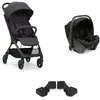 CHICCO, Duo Chicco We 2 Avec Siège-auto Kory Essential I-size, Ebony