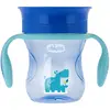 Chicco Perfect 360 tasse d’apprentissage avec supports 12m+ Blue 200 ml