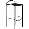 Zeus - Tabouret haut Savonarola - Noir - Caoutchouc - Designer Maurizi...