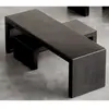 Zeus - Table d'appoint Irony - Noir - Acier phosphaté - Designer Mauri...
