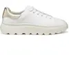 GEOX Spherica Ec4.1 Femme Blanc/or Clair 38