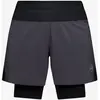 La Sportiva Ultra Distance Shorts M - Short trail homme Onyx / Chalk L