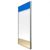 Miroir cadre gris 70x50 cm Vitrail - Magis