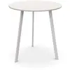 MAGIS table ronde pour l'extérieur STRIPED Ø 70 cm (Blanc - HPL et aci...