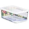 CARE+PROTECT Boîte Pour Aliments - Parfaitement Empilable - Organisateur de Réfrigérateur - Protège les Aliments de L'humidité - Garde les Aliments Frais Plus Longtemps - Capacité 4,65 L