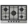ROSIERES Plaque gaz RHG75WC5X, largeur 75 cm, 5 foyers, Thermocouple