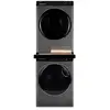 Accessoire pour sèche linge Haier HASTKU10FB Kit de superposition noir