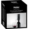 Haier - Aérateur et distributeur de vin électrique 2 en 1, aération optimale du vin rouge pour une saveur enrichie, distributeur électrique pour un service propre et élégant