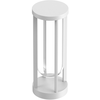 FLOS OUTDOOR lampadaire d'extérieur IN VITRO BOLLARD 1 DIMMABLE 1-10V (Blanc - aluminium et verre)
