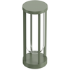 FLOS OUTDOOR lampadaire d'extérieur IN VITRO BOLLARD 1 DIMMABLE 1-10V (Pale green - aluminium et verre)