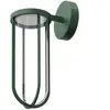 FLOS OUTDOOR lampe murale IN VITRO WALL DIMMABLE DALI (Forest green - aluminium et verre)