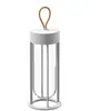 FLOS lampe de table IN VITRO UNPLUGGED (2700K, blanc - aluminium et ve...