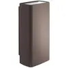 FLOS OUTDOOR lampe murale applique pour extérieur CLIMBER 87 UP & DOWN FLOOD (Deep brown 2700K - aluminium et verre)