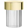 Flos Last Order Fluted F3694059 Lampe de table sans fil en métal et ve...