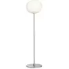 FLOS lampadaire GLO-BALL (H 135 cm, base argent - verre et métal)