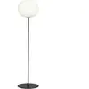 FLOS lampadaire GLO-BALL (H 135 cm, base noir opaque - verre et métal)