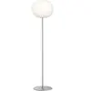 FLOS lampadaire GLO-BALL (H 175 cm, base argent - verre et métal)