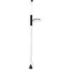 Flos OK-Lampe à suspension LED Aluminium/PMMA H400cm Noir