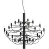 FLOS lampe à suspension 2097/30 (Noir avec ampoules claires - Acier)