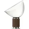 Lampe de table design en plastique et métal bronze Taccia - Flos
