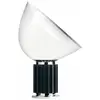 Lampe de table design en plastique et métal noir Taccia - Flos