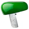 Flos Flos - Lampe De Table Snoopy Marbre Blanc/Métal Vert - Vert