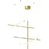 Flos COORDINATES S3-Suspension LED Barre Aluminium L78cm H78cm