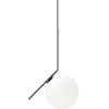 FLOS lampe à suspension IC S1 (Acier chromé - Verre soufflé et métal)
