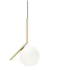 Suspension design en laiton satiné 317 cm IC - Flos