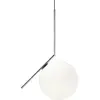 FLOS lampe à suspension IC S2 (Acier chromé - Verre soufflé et métal)