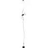 Lampadaire design nickel Parentesi - Flos