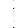 Lampadaire design blanc Parentesi dimmer - Flos