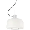 Suspension FLOS Bellhop Glass S1, blanc, verre, Ø 33 cm, E27