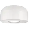 Flos plafonnier Bellhop Glass C2, blanc, verre, Ø 45 cm