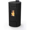 Poêle à granules étanche - LVZ LEANDRO 9 - Noir