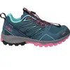 Chaussures CMP Atik Waterproof Trail Running bleu vert rose femme - 42