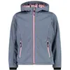 Cmp Veste imperméable à capuche fille bleu 8 ans