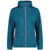 Cmp Veste imperméable à capuche femme bleu L