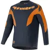 Maillot Alpinestars A-Supra Race manches longues noir mat orange - XL